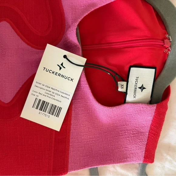 Tuckernuck Poppy and Hot Pink Marlowe Dress XS NWT - Picture 7 of 7